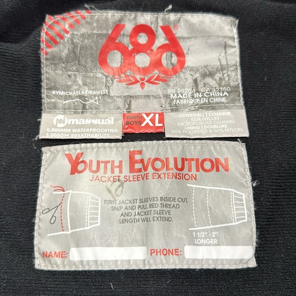 686 Youth Evolution Ski/Snowboard Jacket • Sz XL (Boys) Unisex! Bonus: Beanie! - Picture 11 of 17